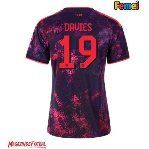 Bayern Munich Alphonso Davies #19 Tricou Fotbal Replică 2026-27 Femei Treilea Bayern Munich Alphonso Davies #19 Tricou Fotbal Replică 2026-27 Femei Treilea